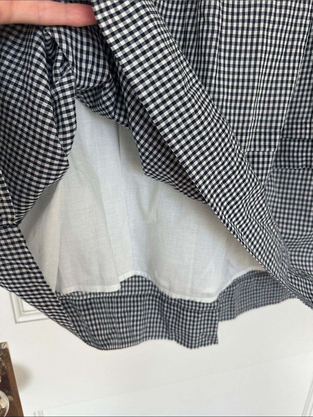 Gap x Doen gingham skirt - Picture 5 of 7